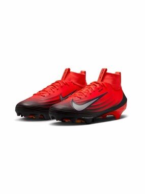 Nike Air Zoom Vapor Men's Football Cleats Crimson Black HF9409-600 Size 8